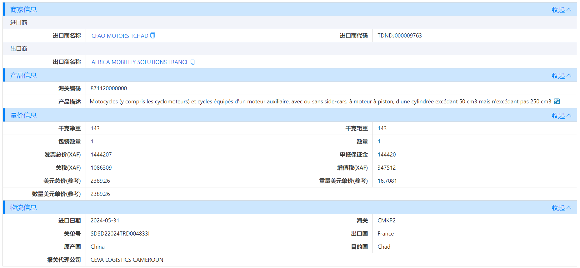 乍得海关数据,海关数据,EVO视讯官网海关数据